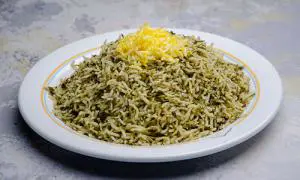 سبزی پلو ساده