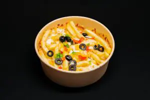 سیب زمینی سرخ شده با پنیر